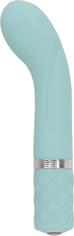 Розкішний вібратор Pillow Talk - Racy Teal з кристалом Swarovski для точки G, подарункове паковання