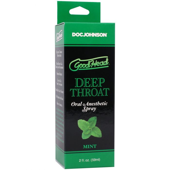 Спрей для мінету Doc Johnson GoodHead DeepThroat Spray - Mystical Mint 59 мл для глибокого мінету