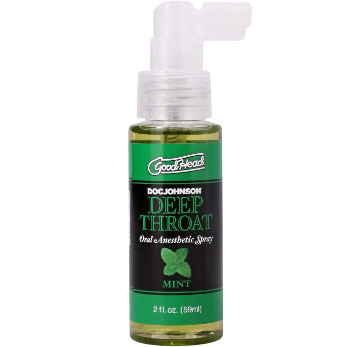 Спрей для мінету Doc Johnson GoodHead DeepThroat Spray - Mystical Mint 59 мл для глибокого мінету