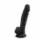Фалоімітатор SilexD Johnny Black (MODEL 1 size 7in), двошаровий, силікон + Silexpan, діаметр 3,8см