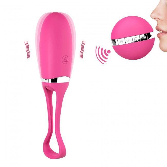 Віброяйце Dorcel Secret Delight Magenta з пультом ДК, з турборежимом і голосовим керуванням
