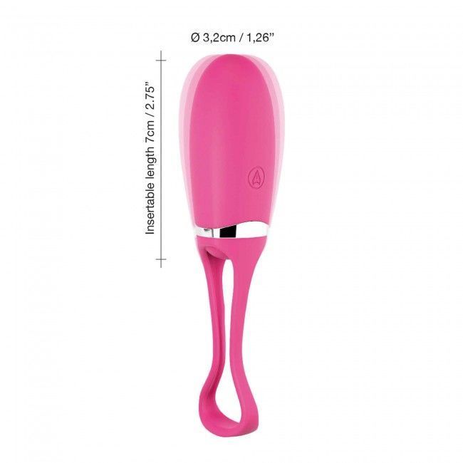 Віброяйце Dorcel Secret Delight Magenta з пультом ДК, з турборежимом і голосовим керуванням