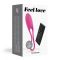 Віброяйце Love To Love Feel Love Pink з пультом ДК та регулюванням інтенсивності