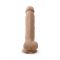 Фалоімітатор SilexD Vetus Flesh (MODEL 1 size 8in), двошаровий, силікон + Silexpan, діаметр 4,2см