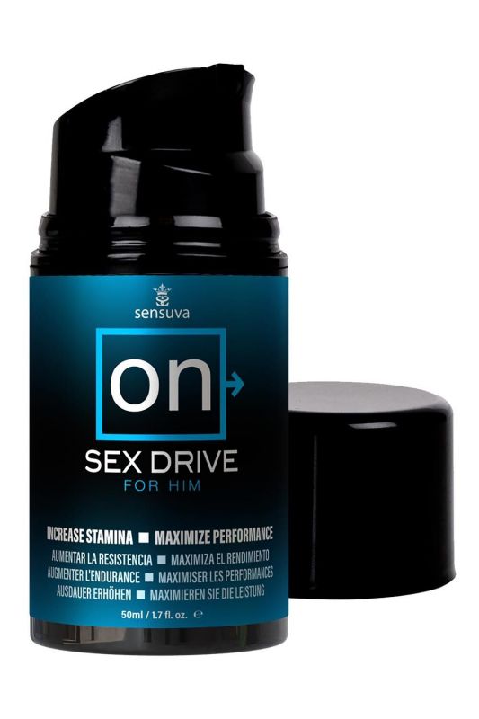 Крем для підвищення лібідо у чоловіків Sensuva ON Sex Drive for Him 50мл, з натуральними екстрактами