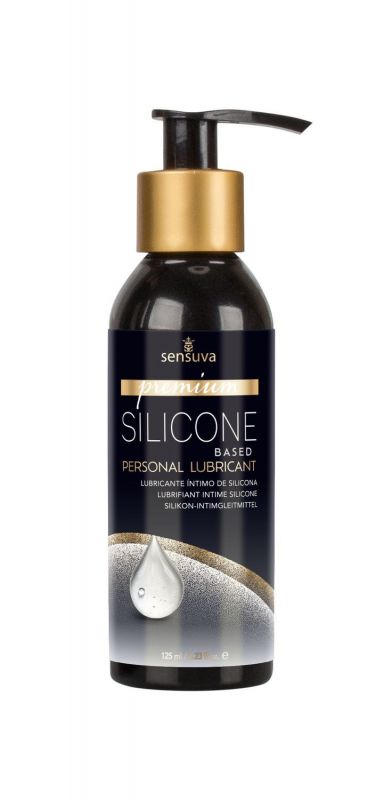 Силіконова змазка Sensuva Premium Silicone (125 мл), без гліцерину, парабенів і ментолу