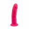 Фалоімітатор SilexD Henry Pink (MODEL 2 size 7.5in), двошаровий, силікон + Silexpan, діаметр 4,8 см