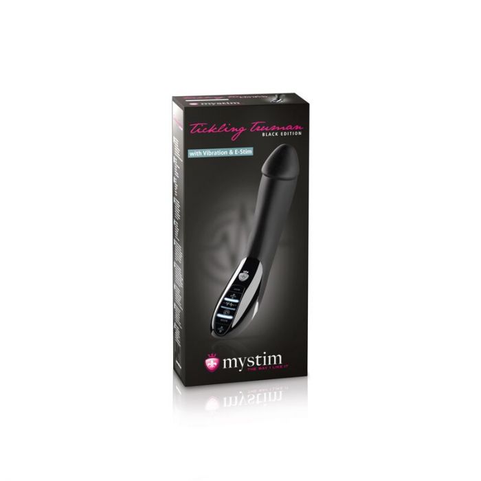 Вібратор з електростимуляцією Mystim Tickling Truman eStim Black, міостимулятор