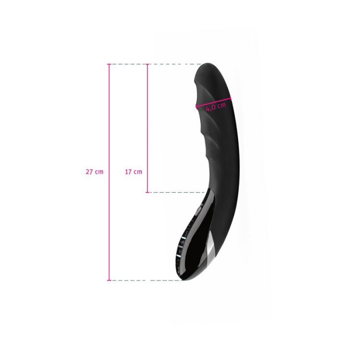 Вібратор з електростимуляцією Mystim Sizzling Simon eStim Black, міостимулятор