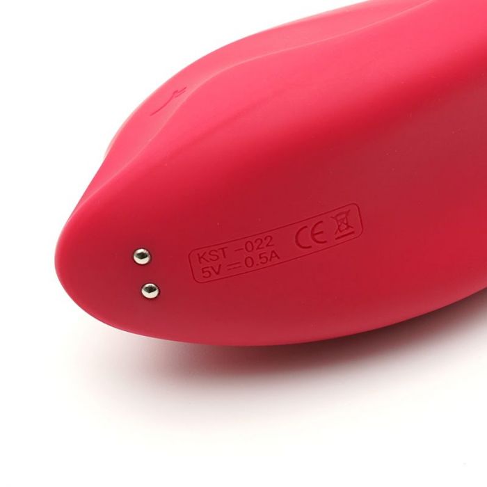 Вібратор та кліторальний стимулятор KISTOY Heidi Red