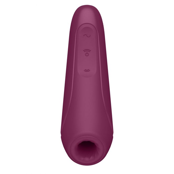 Вакуумний кліторальний стимулятор Satisfyer Curvy 1+ Rose Red з керуванням через інтернет
