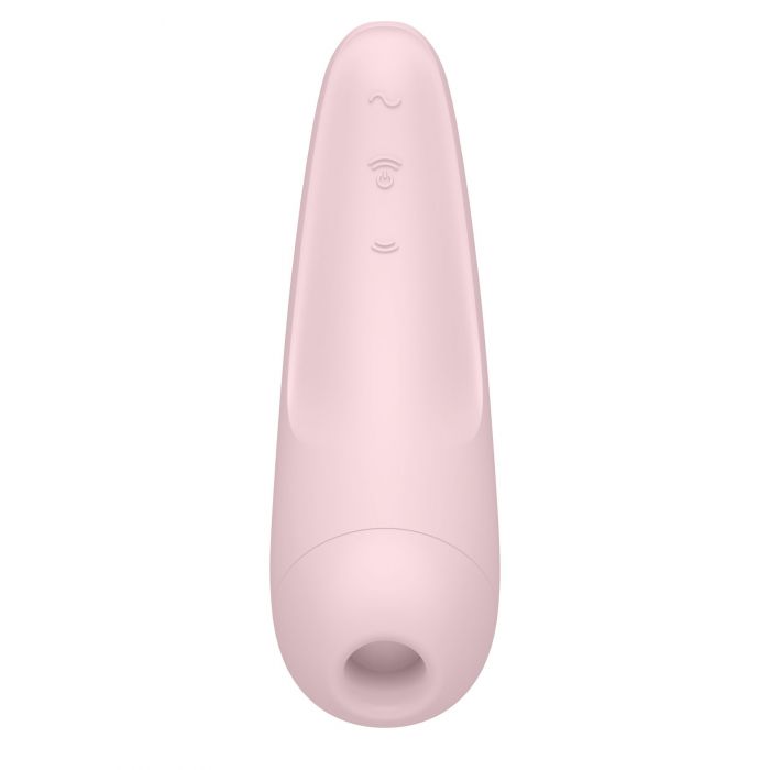 Вакуумний кліторальний стимулятор Satisfyer Curvy 2+ Pink з керуванням через інтернет