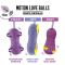 Вагінальні кульки з масажем і вібрацією FeelzToys Motion Love Balls Jivy з пультом ДК, 7 режимів