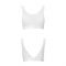 Топ з прозорою вставкою Passion PS002 TOP M, white