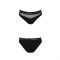Трусики з прозорою вставкою Passion PS006 PANTIES S, black