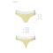 Спортивні трусики-стрінги Passion PS007 PANTIES L, yellow