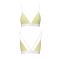 Спортивний топ з подвійними бретелями Passion PS007 TOP XL, yellow