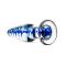 Скляна анальна пробка з внутрішньою спіраллю Gildo Glass Buttplug No. 23