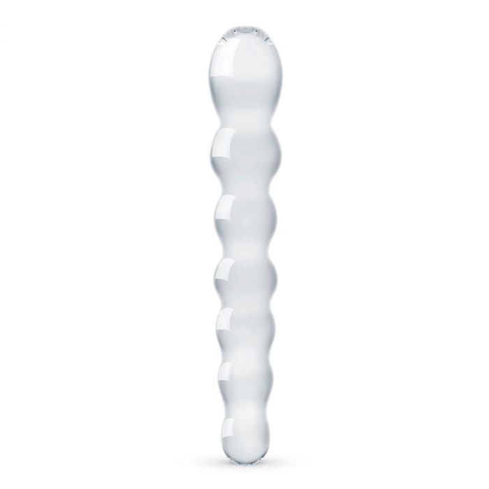 Скляний дилдо у вигляді намистин Gildo Glass Dildo No. 19