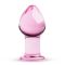Рожева анальна пробка зі скла Gildo Pink Glass Buttplug No. 27
