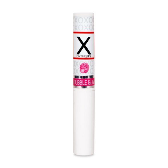 Стимулювальний бальзам для губ унісекс Sensuva – X on the Lips Bubble Gum з феромонами, жуйка