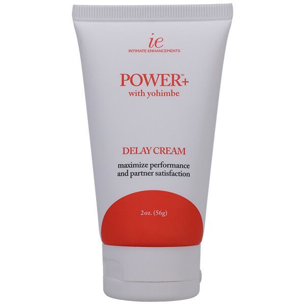 Потужний крем-пролонгатор Doc Johnson Power+with Yohimbe Delay Cream, екстракт Йохимбе, 56 г, коробка