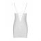 Сорочка з вирізами на грудях, стрінги Passion LOVELIA CHEMISE L/XL, white