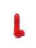 Мило у формі пеніса Чистий Кайф Red size S, крафтове мило-член, натуральне