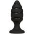 Анальний плаг зі спіральним каналом Doc Johnson Platinum Premium Silicone — The Blast — Black