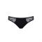 Трусики-сліпи з мереживною сіточкою Passion DINA THONG S/M, black
