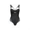 Боді з еко-шкіри та мережива Passion LOONA BODY S/M, black