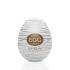 Мастурбатор-яйце Tenga Egg Silky II з рельєфом у вигляді павутини