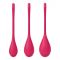 Набір йоні намистин Satisfyer Yoni Power 1 Red, діаметр 2-2,5-3см, вага 22-46-74гр