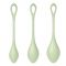 Набір йоні-намистин Satisfyer Yoni Power 2 Light Green, діаметр 2-2,5-3 см, маса 22-44-73 г
