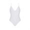 Боді з ажурним декором та відкритим кроком Passion URSULA BODY S/M, white