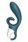 Смарт вібратор-кролик Satisfyer Hug Me Bluegrey, 2 мотори, діаметр 4,2см, широка кліторальна частина
