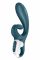 Смарт вібратор-кролик Satisfyer Hug Me Bluegrey, 2 мотори, діаметр 4,2см, широка кліторальна частина