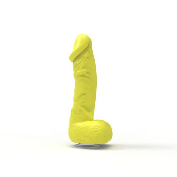 Мило у формі пеніса Pure Bliss MINI Yellow, крафтове мило-член, натуральне