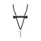 Боді з екошкіри Passion CELIN BODY S/M, black, з доступом, відкритий