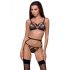 Бюстгальтер-стрепи Passion Exclusive Meggy Bra XXL/XXXL, black