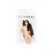 Боді Penthouse Scandalous S/L White, велика сітка, високий комір, довгі рукави