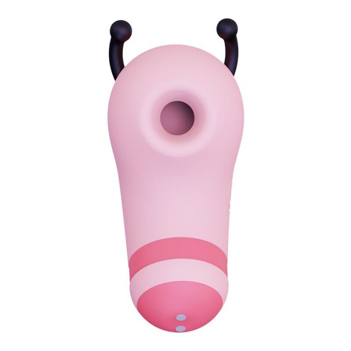 Вакуумний стимулятор із мікрострумами KISSTOY Beebe Pink, на палець