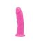 Фалоімітатор SilexD Robby Pink (MODEL 2 size 6in) Glow in the dark, двошаровий, силікон+Silexpan, діаметр 3,5см