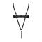 Боді з екошкіри Passion CELINE BODY 4XL/5XL black, з доступом, відкритий
