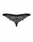 Мереживні танги з доступом Obsessive 828-THC-1 crotchless thong S/M, чорні