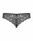 Мереживні танга з доступом Obsessive Contica crothchles thong S/M, чорні