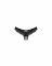 Напівпрозорі трусики з підвіскою Obsessive Ivannes panties black S/M, чорні