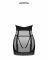Напівпрозора сорочка з відкритими грудьми Obsessive Lacrisia chemise M/L, чорна, з чокером