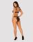 Напівпрозорий еротичний комплект Obsessive Obsessivia 2-pcs set black S/M, бюстгальтер та трусики