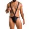 Чоловіче боді з люверсами Passion 028 HARRY XXL/XXXL Black, екошкіра, на шлейках